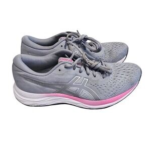 Asics GEL-Excite 7 Running Shoes Cushioned Athletic Gray Pink Women's 10